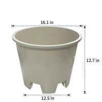 Extra Large Planter and Flower Pots, PP Material Outdoor Planters, Simple Style Water Saving Balcony Planter for Outdoor Plants, 1 Pack