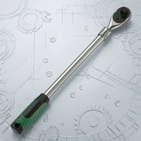 Long-Reach Telescopic Ratchet Wrench 72-Tooth Extendable Socket Wrench Long-Lasting Ratchet with Quick-Release Button for Automotive Repair