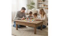 Spanish Wooden Puzzle with 3D Letters Smooth Alphabet Puzzle Board Early Learning Letters Game Hands-on Learning for Classroom