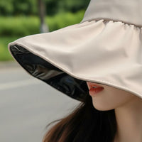 UPF 50+ Wide Brim Sun Hat Lightweight Women's Protection Hat Breathable for Cyclists, Cycling, Outdoor
