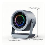 Desk Fan with Digital Display Portable Air Circulator Cordless for Study Table