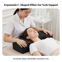 Slow Rebound U-Shaped Lash Pillow Breathable Material Eyelash Extension Pillow Washable for Beauticians, Estheticians, Spas, Spa, Home Use