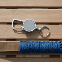 Sturdy Carabiner Reel Key Holder Heavy Duty Retractable Keychain