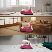 Mini Electric Iron Compact Craft Iron Portable Small for Crafters, DIY Crafts, Textile Patches