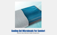 Gel Viscoelastic Foam Pillow, Bamboo Charcoal, Neck Support, Cervical Orthopedic, Breathable, Factory Wholesale