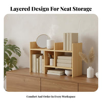 Multi-Tier Desk storage areaSaving Office Furniture Sturdy Construction