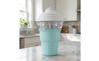 Ice Cream Maker Compact Chilled Dessert Maker Countertop for Families