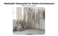 Korean Design Half Body Dress Form with Stand Sturdy Metal Base Female Torso Mannequin Long-Lasting Construction Female Mannequin Body Lightweight for Boutique Owners, Fashion Designers, Window Displays, Boutiques, Retail Shop S, Tailor Shop