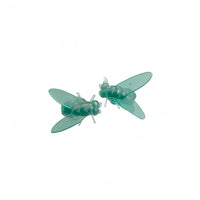 Fly Stud Earrings Conversation Starter Fly-Shaped Earrings Ear Studs Comfortable to Wear Body Jewelry Funny Prank Gift