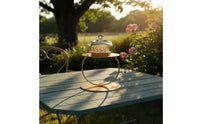 Open-Frame Cake Stand with Loop Support Flat Metal Cake Stand Sturdy Dessert Display Riser Long-Lasting for Parties