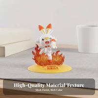 Small Character Figurine PVC Material Anime Figure Ornament Good Detail Cartoon Character Ornament for Collectors, Gaming Fans, Shelf, Bedroom