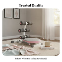Padded Seat Sit-up Assistance Machine Cushioned Grips Foam Roller Sit-up Machine Anti-Slip Foot Caps Floor-Standing Ab Exercise Equipment Metal Frame for Home Gym
