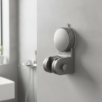 Shower Head Holder with Suction Cup Moisture-Resistant Hardware for Renters, Bathroom