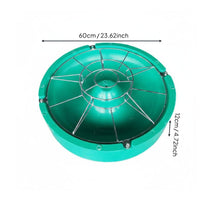 Easy to Clean Round Piglet Feeder Polished Surface Piglet Creep Feeder Chew Resistant Partitioned Pig Trough Long-Lasting for Piglets, Pigsty, Farrowing Crate, Farm