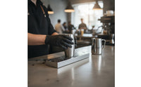 Drip Tray with Perforated Top Rust-Resistant Coffee Drip Tray Low-Profile Stainless Steel Drain Box for Cafes
