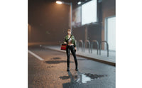 1:64 Food Delivery Person Figurine High Detail Takeout Courier Miniature Resin Material Delivery Worker Scale Model for Hobbyists