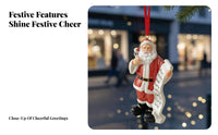 Wooden Letter Block Character Frosty Festival Scene these ornamentse Holiday Decoration for Homeowners