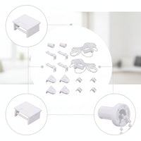 4 Pieces Universal Fit Blind Repair Hardware Molded Bead Chain Control Mechanism Sturdy Blind Replacement Parts Wear-Resistant for Renters, Home Maintenance