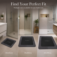 Diatomaceous Earth Bath Mat Set - Non-Slip, Quick Dry, Super Absorbent Bathroom Rugs