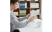 Acrylic Book Stand with Steel Frame Versatile Desktop Book Stand Clear for Learning