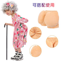 100-Day School Reading Day Party Costume Grandma Role Play Cosplay Children's Stage Performance Outfit