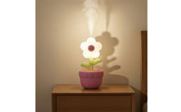 Flower-Shaped Humidifier Decorative Mist Maker Compact for Desk