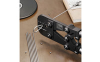 Heavy-Duty Wire Rope Crimping Pliers Manual Wire Rope Crimping Tool Non-Slip Swaging Tool High-Leverage for Installation