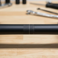 31.8 Mm Stem Clamp H-Shaped Handlebar Raised Center Sections Gravel Bike Handlebar chromolyMolybdenum Steel Flared Drop Bar Black