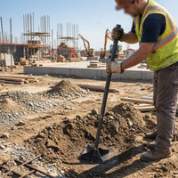 Soil Tamper Detachable Dirt Rammer Heavy-Duty for Gardens, Landscapers, Farmers