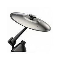 2 Pieces Easy Install Air Vent Drum Cymbal Compact Size Car Vent Cymbal Stable Mount Hand Percussion Fun Decoration