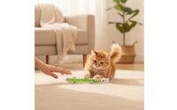 Handsunattended Automatic Cat Toy Motorized Cat Toy with Suction Cup Easy to Install Long-Lasting for Kitten