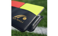 Referee Card Notebook PU Leather Red and Yellow Cards Portable