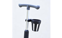 Slotted Stroller Cup Holder Cylindrical Cycle Cup Holder Black Child Transport Accessory PP