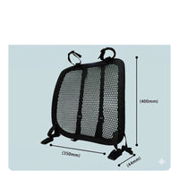 Breathable Backpack Back Panel with Mesh Supportive Backpack Back Pad Comfortable Lightweight for Commuters