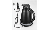 12v/24v Car Electric Kettle Portable Travel Kettle with Digital Display Compact Vehicle Water Heater Overheat Protection for Commuters