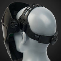 Auto Darkening Metal-Fusing Helmet Adjustable Headgear Solar Powered Metal-Fusing Hood Safety Gear Lightweight Head Protection