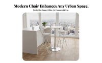 Foldable Fold-up Bar Seat Space-Saving High Stool Portable Counter Chair With Backrest for Business Owners, Apartment Dwellers, Small Spaces, Kitchen, Office, Events
