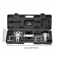 20 Pieces Universal Fit Wheel Hub Bearing Removal Tool Heavy Duty Hub Bearing Puller Kit Heat Treated Portable Case for Mechanics, Car Repair Workers, Garage