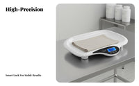 High Precision Digital Pet Scale Multifunctional Puppy and Kitten Scale Tare Function Automatic Shutdown for Veterinarians, Breeders, New Parents, Veterinary Medical Center