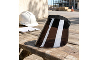 Headband Metalworking Visor Breathable Metalworking Glare-Reducing Full Face Visor for Welders, Workshop, Construction