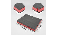 Cushioning Foam Insert with Cutouts Customizable Toolbox Drawer Foam Sheet Long-Lasting Tool Shadow Insert Dense