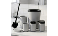 6 Pieces Bathroom Accessory Set Matte-Finish Soap Dispenser Minimalist