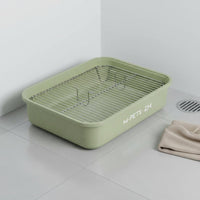 Anti-Tracking Dog Toilet with Grate Easy to Clean Puppy Training Tray for Young Dogs