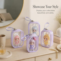 Japanese Style PVC Doll Display Bag for Cotton Dolls and Plush Toys