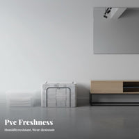 Foldable Frame Storage Box Stackable Framed Storage container dirtresistant for Dorm Room