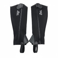 Synthetic Leather Half Leg Guards Horse Riding Leg Guards Tear-Resistant Sports Guarding Equipment for People
