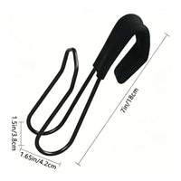 Black Portable Golf Ball Clip Stretched Clamp-on Golf Ball Holder Easy to Attach Sports Accessory Attachable
