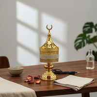 Metal Electric Incense Burner Decorative Electric Incense Burner Flameless for Living Room