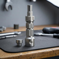 CNC-Machined Cycling Crank Puller Threaded Square-Taper Crank Puller Wrench Compatible Hexagonal