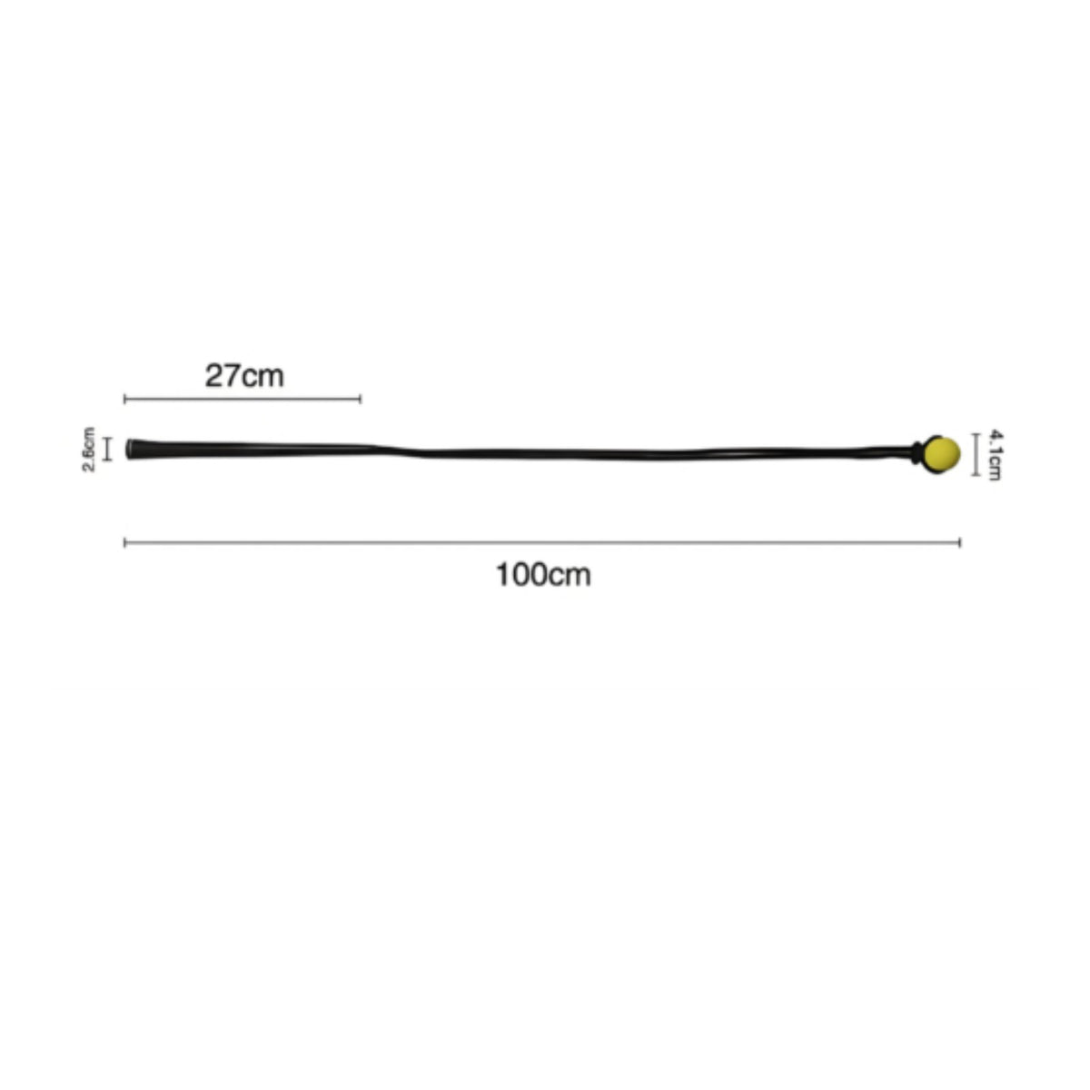 Muscle Memory Foam Tip Golf Swing Rope Posture Aid Golf Swing Coach Rope Improves Rhythm Sports Accessory Portable for Golfers, Beginners, Warm up, Practice Range